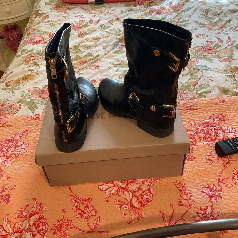 Leather Steve Madden Boots